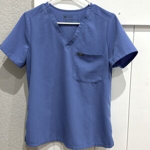 FIGS Catarina top - Ceil Blue